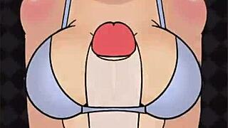 Komi futa group bangs big tits with monster cocks titty fucking and ass play using toys