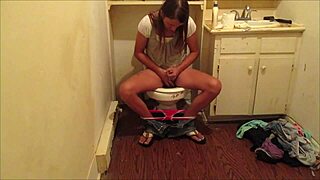 dude blasts hot cum load spying teen friend masturbate in bathroom