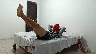 Ugly American Dork's Tiny Cock Fails in Inflatable Plastic Masturbation Try with Mature Amateur!