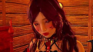 Sharlea and glyssha succubus lesbians lick wet pussies