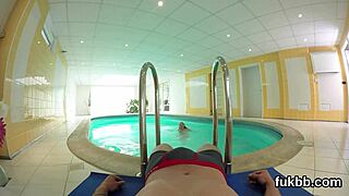 Kinky cute girl fingers pussy masturbates licks then gets pov hardcore fucked and sucked