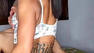 Kissing anjinha then pussy suck sit and cumshot!