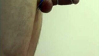 exotic young dancer hits cage orgasm with dirty homemade toys