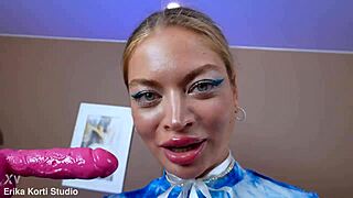 Dina Joy's First Double Anal Penetration by Six Monster Cocks Dap Slut