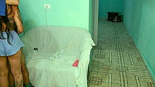 Risky bareback fucking wife's cute friend caught moaning loudly