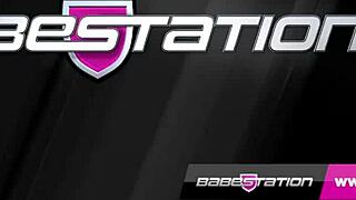 poolside leah strips teasing her big tits and shaved pussy... intriguing reveal