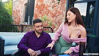 Cheating wife fucks business partner!