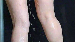 college babes 18-19 asian latina big ass bounce soapy wet shower homemade masturbation shaved pussy bubbles