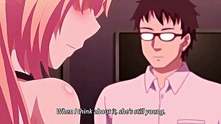 Horny Anime Girlfriend Fucks Friend in Cute Hentai Frenzy