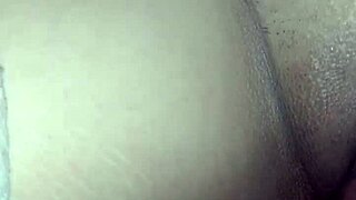 he bends over his sexy latina cuñada for doggystyle creampie homemade orgasm