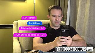 Horny guy picks up and fucks his wife's horny teen sister with facial cumshot