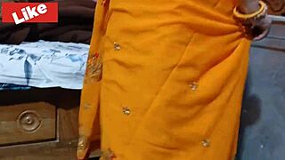 desi wife tests condom fit in tight nighttime play