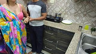 desi bhabhi you getting fucked rough first time by devar's monster cock in kitchen tight pussy?