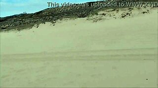 pure thrill guy floods nude beach with endless milk spills