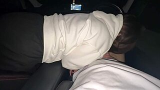 Picked up teen whore and wrecked her mouth in car 🚗💦😈