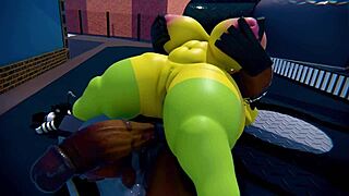 noobgirl gets roughly fucked by big black cock in roblox