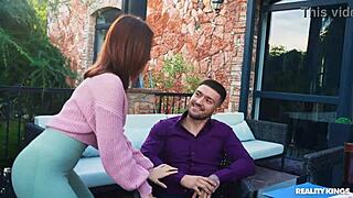 Cheating wife fucks business partner!