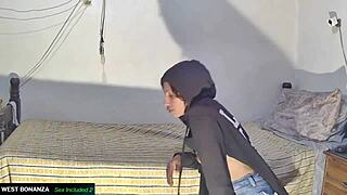 marianna gulps hot cum mouthful after deep blowjob