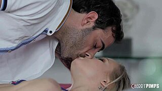 petite blonde teen pussy eaten sloppy then intimate hardcore fuck cowgirl doggystyle riding