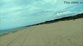 pure thrill guy floods nude beach with endless milk spills