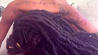 petite pretty redbone bisexual black babe rides tight pussy on strapon with lesbian amateur orgasm