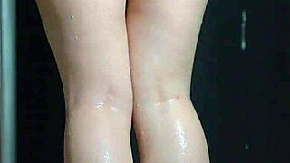 college babes 18-19 asian latina big ass bounce soapy wet shower homemade masturbation shaved pussy bubbles