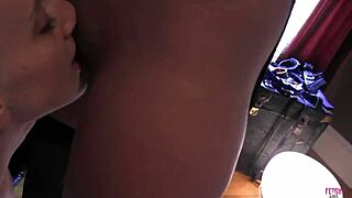 Three hot lesbians spank strap on fuck in heels stockings