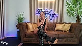 Erniedrigende German Femdom Wichsanleitung Commands Ruin Your Orgasm Spray