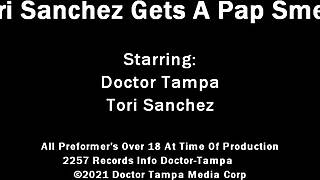 yo dr tampa, tori sanchez big tits ass in skirt for fetish pap smear pov 😜🍑