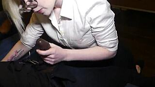 you won't believe this 18yr old slut takes old man's creampie deep inside??