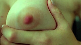 Close-Up Play with Petite 18+ Puffy Nipples and Small Natural Tits