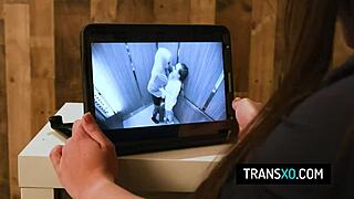 summer hart's big ass pounded in elevator by izzy wilde and kasey kei!!