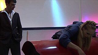 Diana gold stares into eyes during deepthroat face fuck before cumshot down throat after pussy use