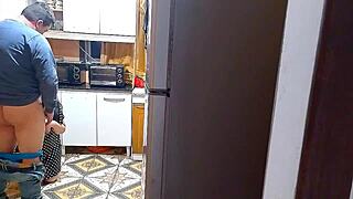 Wife Fucks Lover in Sinful Kitchen