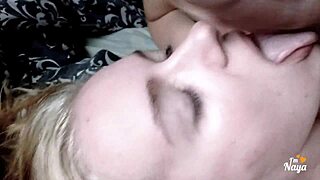 closeup slowmotion stepdaughter gulps down all my thick cum twice over