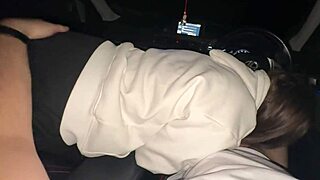 Picked up teen whore and wrecked her mouth in car 🚗💦😈