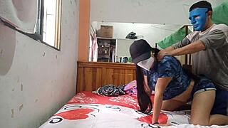 madrastra obedece hijastro en su fantasia oscura con tetas grandes