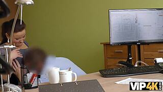 Vip4k. Czech Teen Fucks Loan Manager For Bike Cash Interview