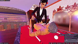 Secretary Jerri Khan Rides Boss Hard on Pooltable for Deepthroat Office Quickie