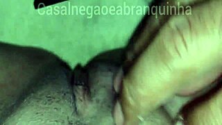 Hubby shaves my pussy smooth all over cause lover loves me bald and wet