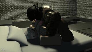 roblox blonde whore can't get enough of my big black cock