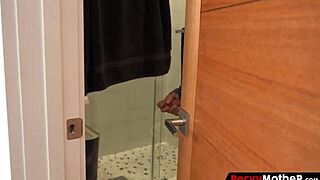 pervymother milf catches stepson fills her tight pussy garage pov