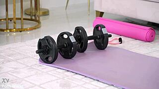 skylar snow housewife flips pt workout into wild dp drilling frenzy