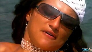 Brunette milf's small tits shake wildly from outdoor anal pounding orgasm