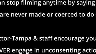 lenna lux chokes on deepthroat gags in latex nurse fetish scene