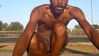 Skinny Athletic Brunette Dorm Roommate Tastes Daddy's Cock Workout Style