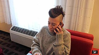 Married Woman Risks Breeding Creampie With Stranger During Phone Call To Fix Her Marriage