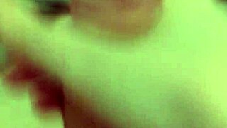 amateur strokes massive cock in homemade relax session