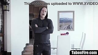 Agoraphobic milf deepthroated roughly by big cock intruder