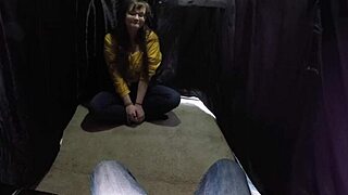 Skinny Gigi Breeze chokes on stranger cock before van pussy pounding at truck stop